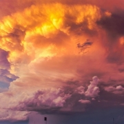 微信火烧云头像，唯美火烧云风景头像图片