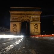 法国巴黎凯旋门建筑风景图片头像，巴黎凯旋门图片大全